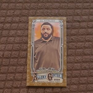 Topps Allen & Ginter 2025 Trading Card — Gold & Brown DJ Khaled